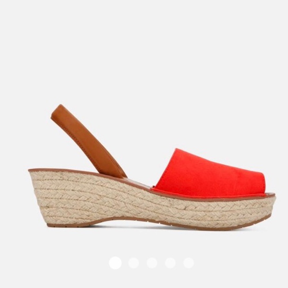 KENNETH COLE SLINGBACK PLATFORM ESPADRILLE